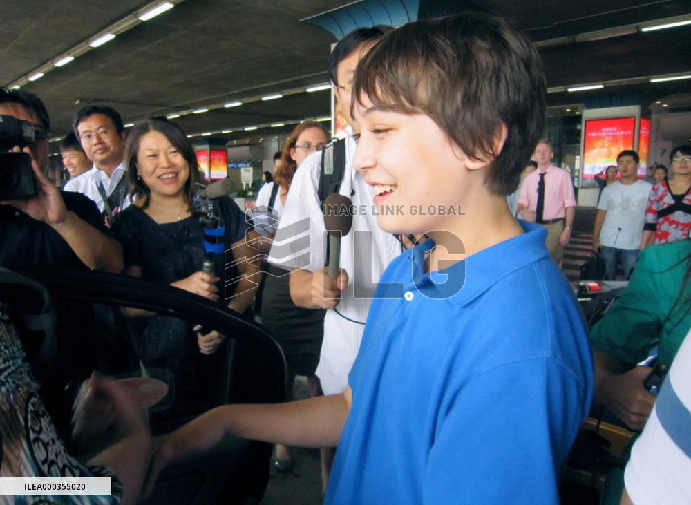 U.S. boy calls for 'peace forest' in N. Korea trip