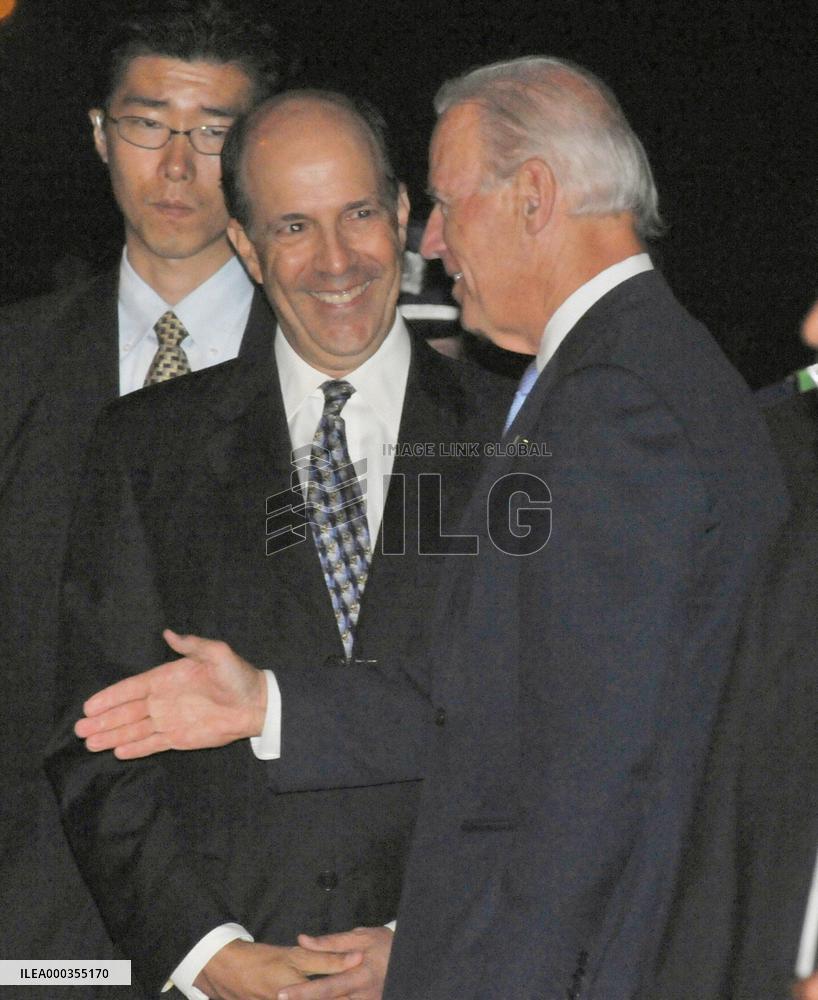 U.S. Vice Pres. Biden visits Japan