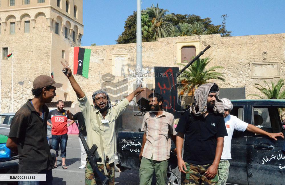 Libyan rebel forces in Tripoli
