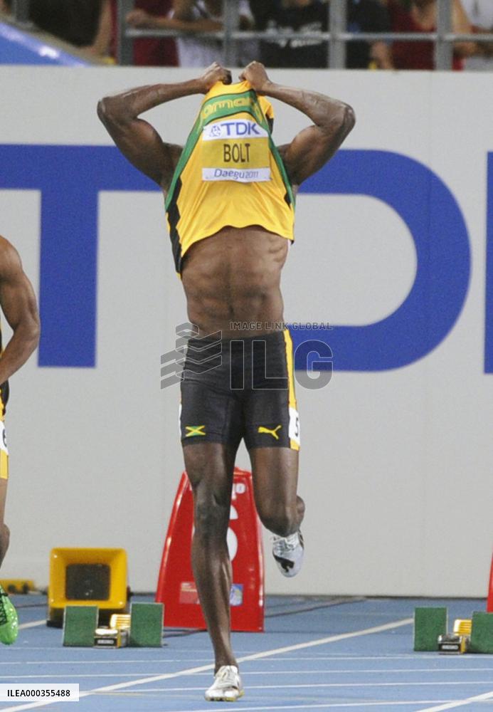 Bolt eliminated from 100-meter final