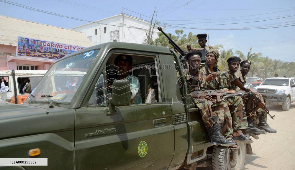 Soldiers in Mogadishu