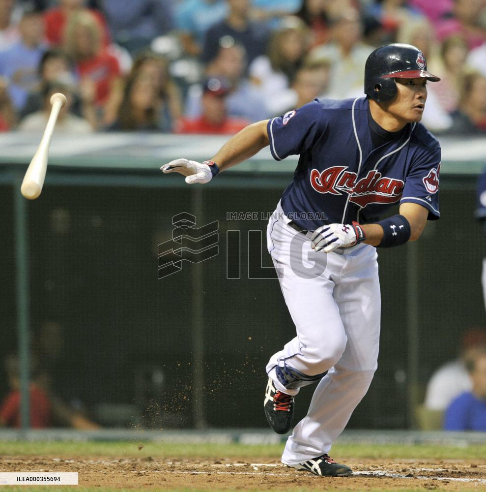 Indians' Fukudome gets 2 RBIs against Athletics