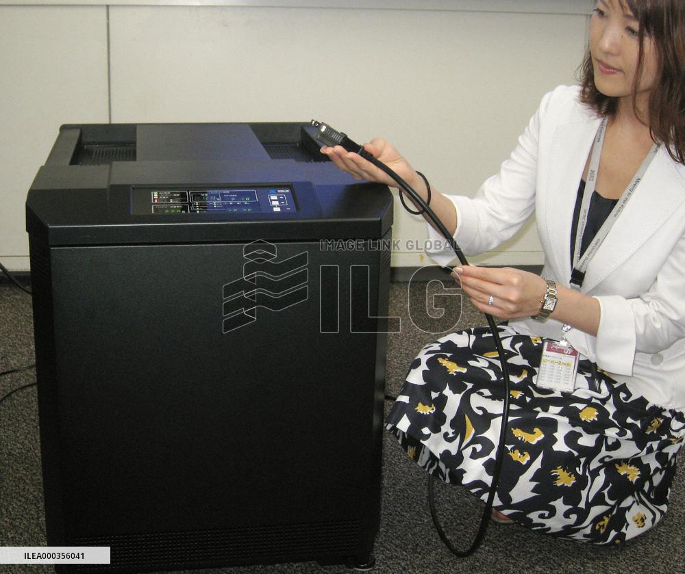 Sony to sell storage battery for offices, shops