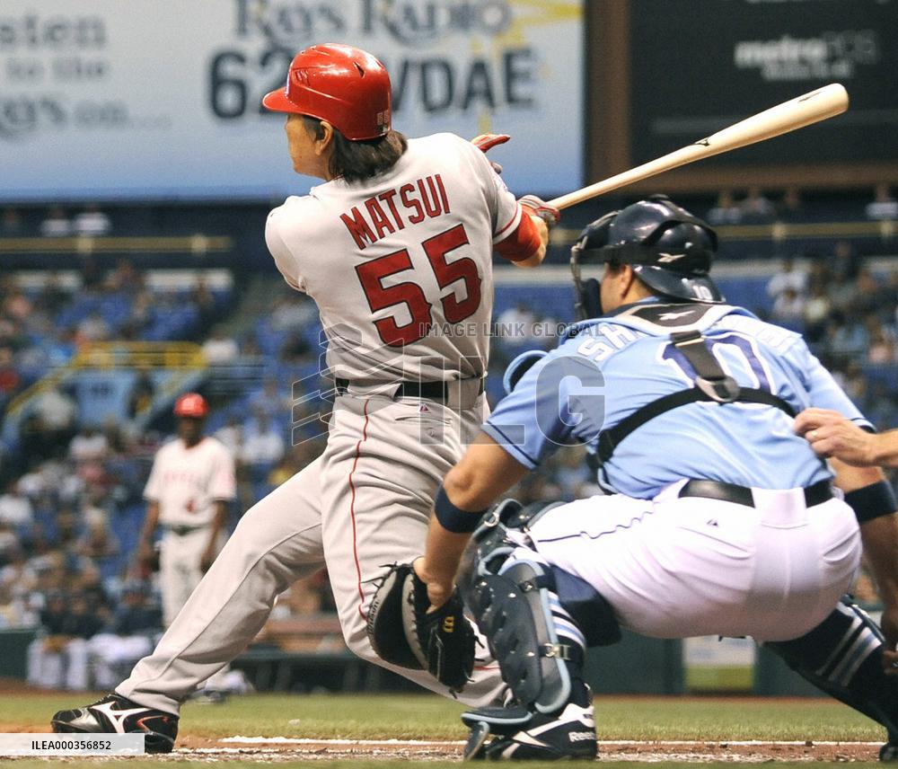 Matsui plays against Rays