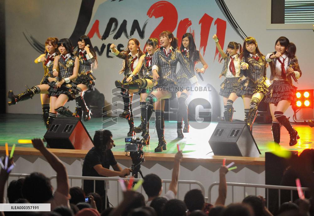 AKB48 took stage in Shanghai