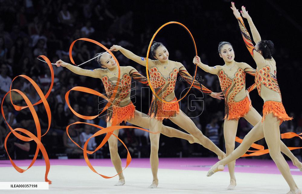 Japanese rhythmic team qualifies for London Olympics