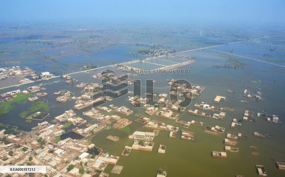 Flood in southern Pakistan
