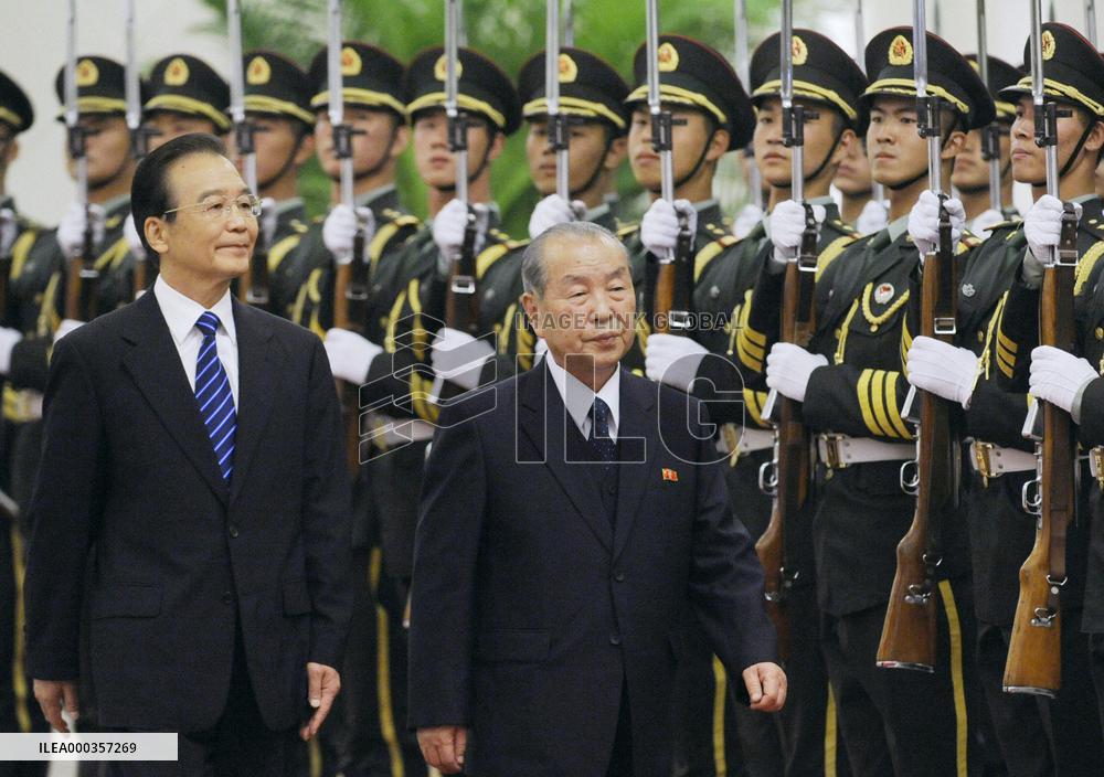 N. Korean premier in China
