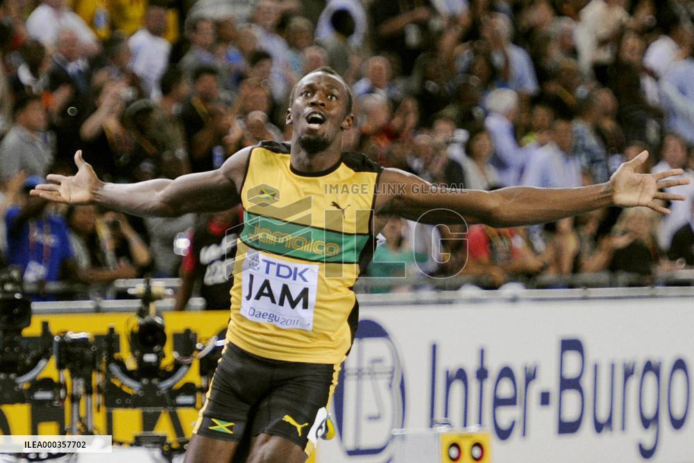 Jamaica wins 4x100 meter relay at worlds
