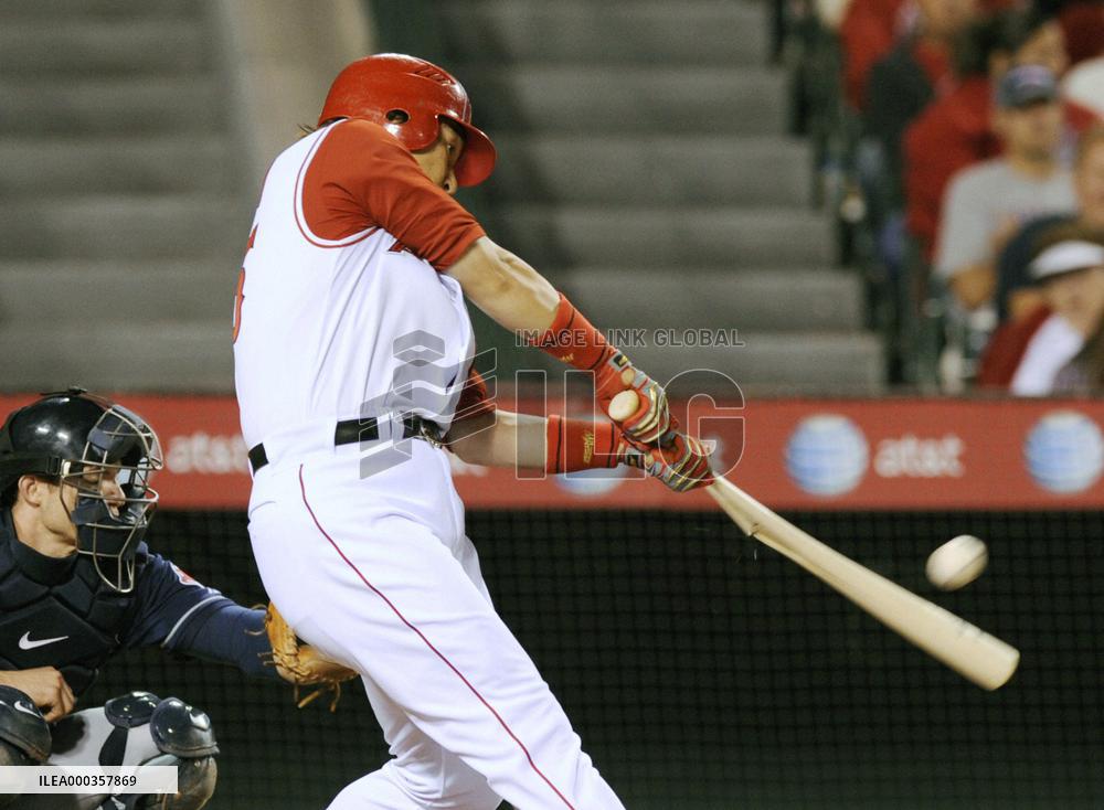 Matsui 1-for-3 against Indians