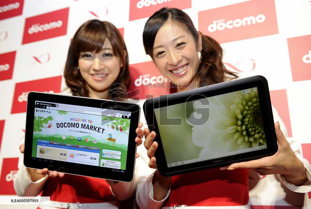 NTT Docomo's tablet computers