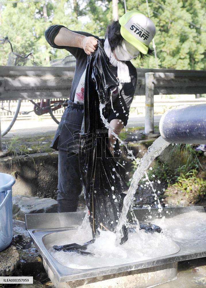 Aftermath of typhoon