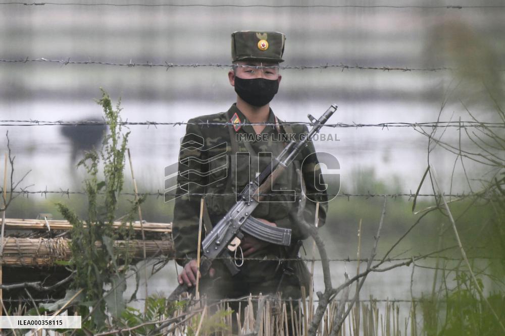 N. Korean border area with China