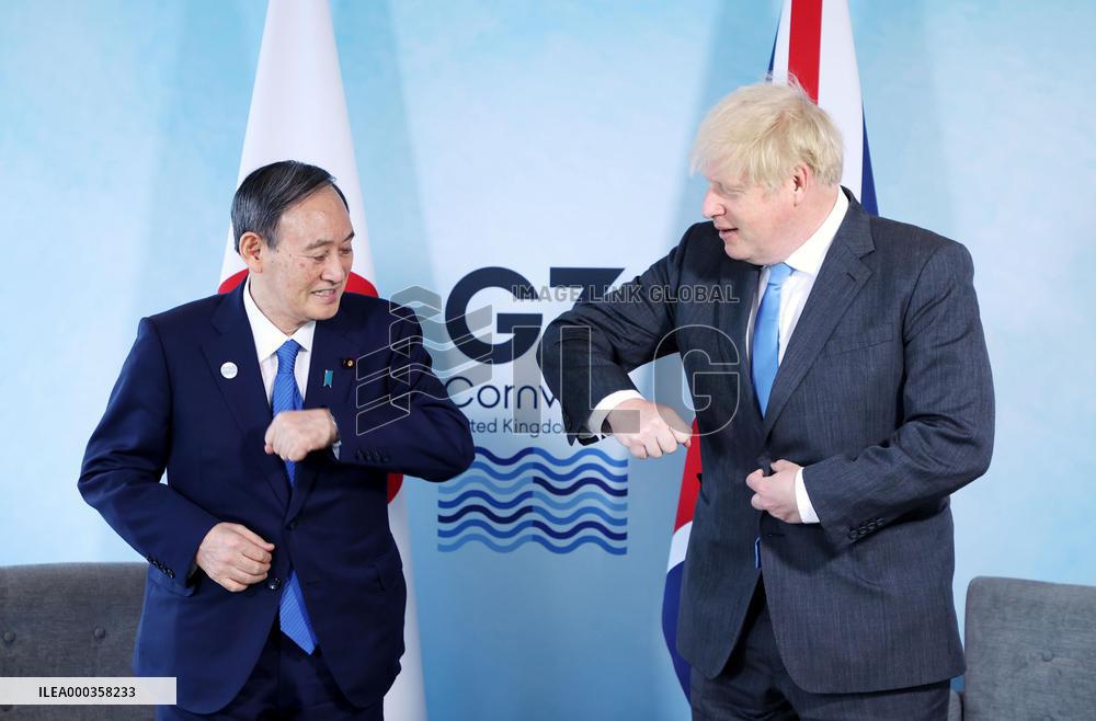 Japanese, British PMs before G-7 summit