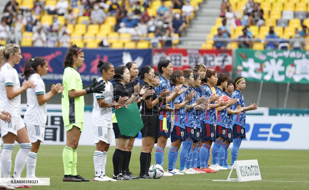 Football: Japan-Mexico women's friendly