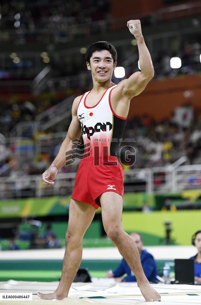 Gymnastics: Kenzo Shirai at 2016 Rio Olympics