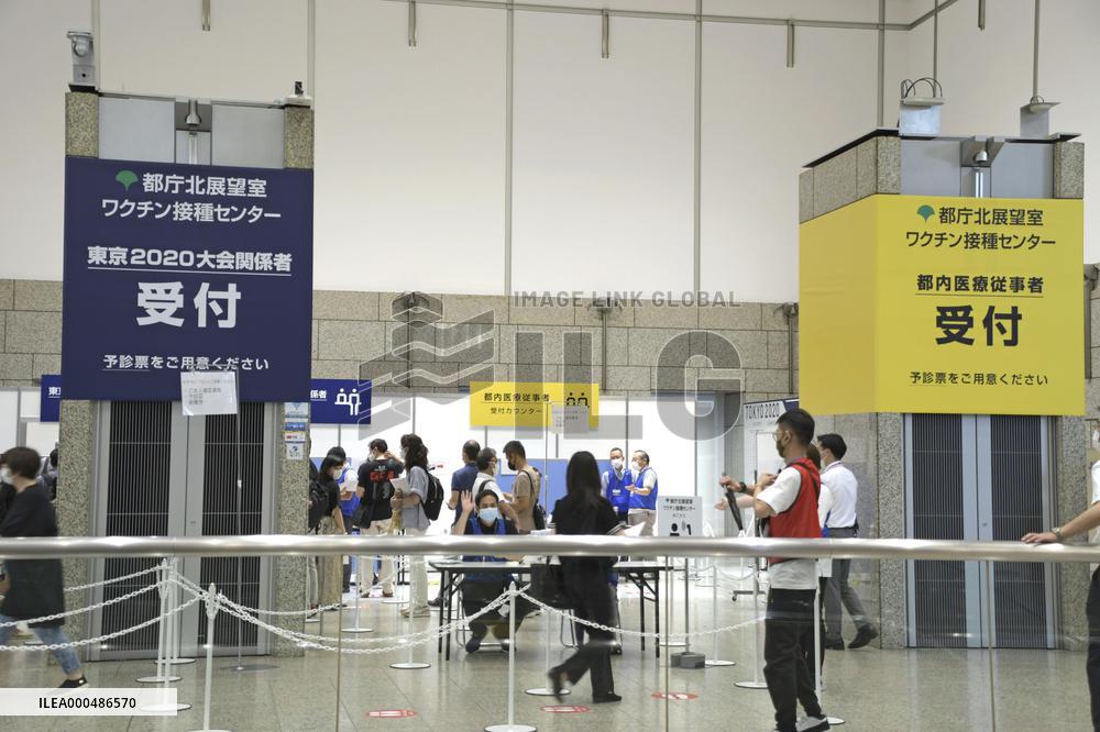 Vaccinations for Olympic staff