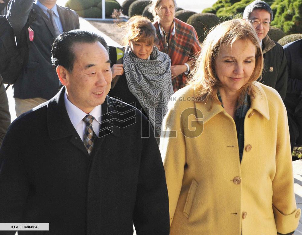 World Food Program chief arrives in N. Korea
