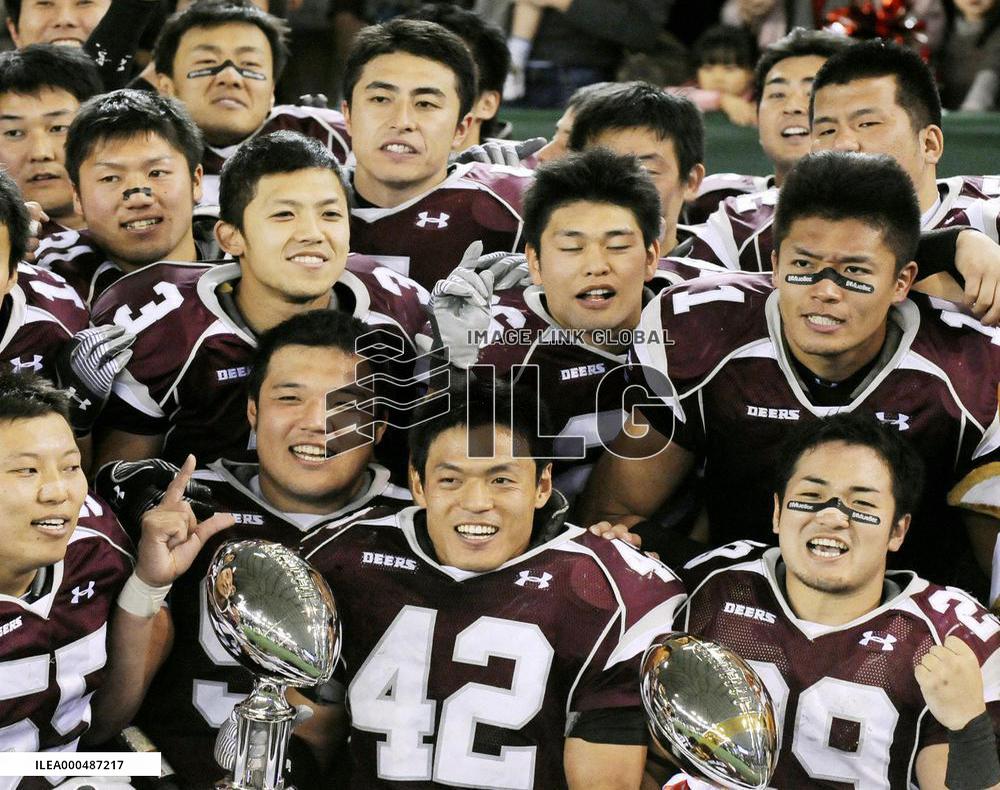 Kajima downs Kansai Univ. to win Rice Bowl