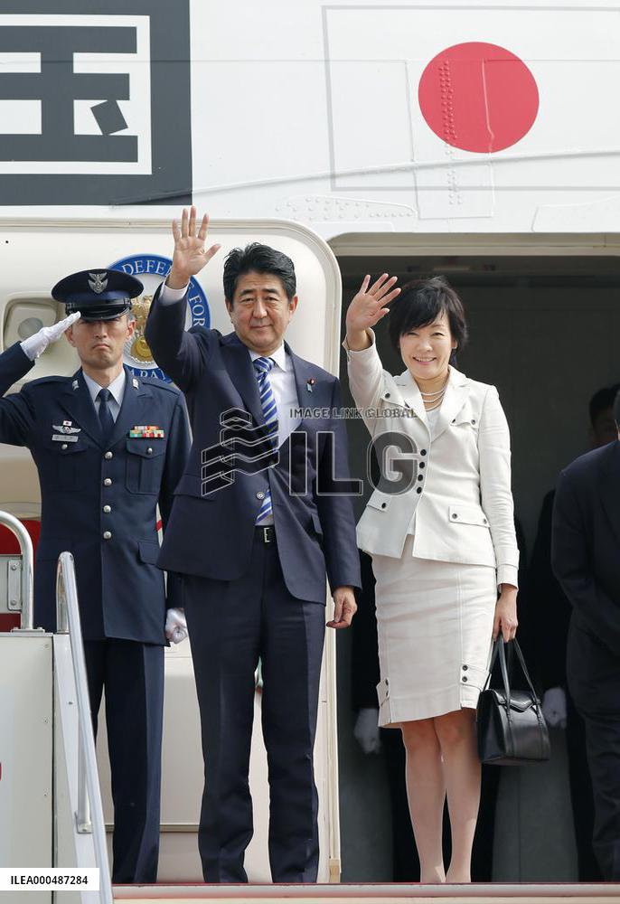 Japan PM Abe leaves for tour of Bangladesh, Sri Lanka