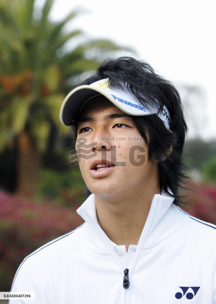 Ishikawa practices before Northern Trust Open in California