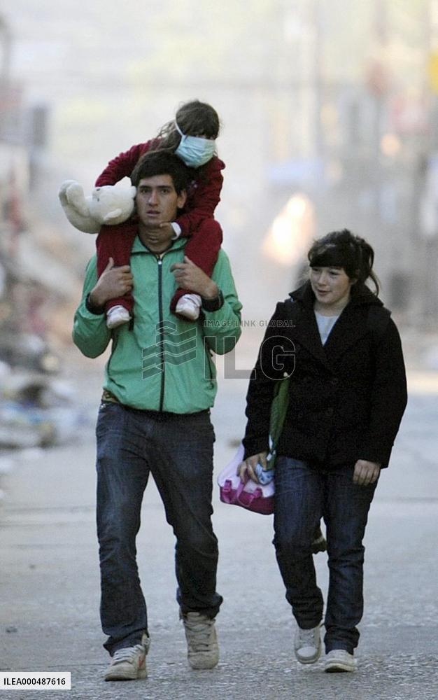 Photos from quake-hit Chile