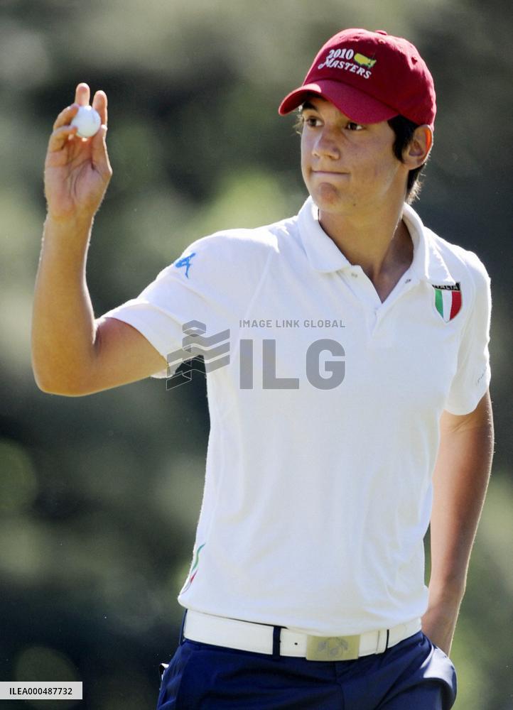 Italy's Manassero becomes youngest golfer to make cut at Masters