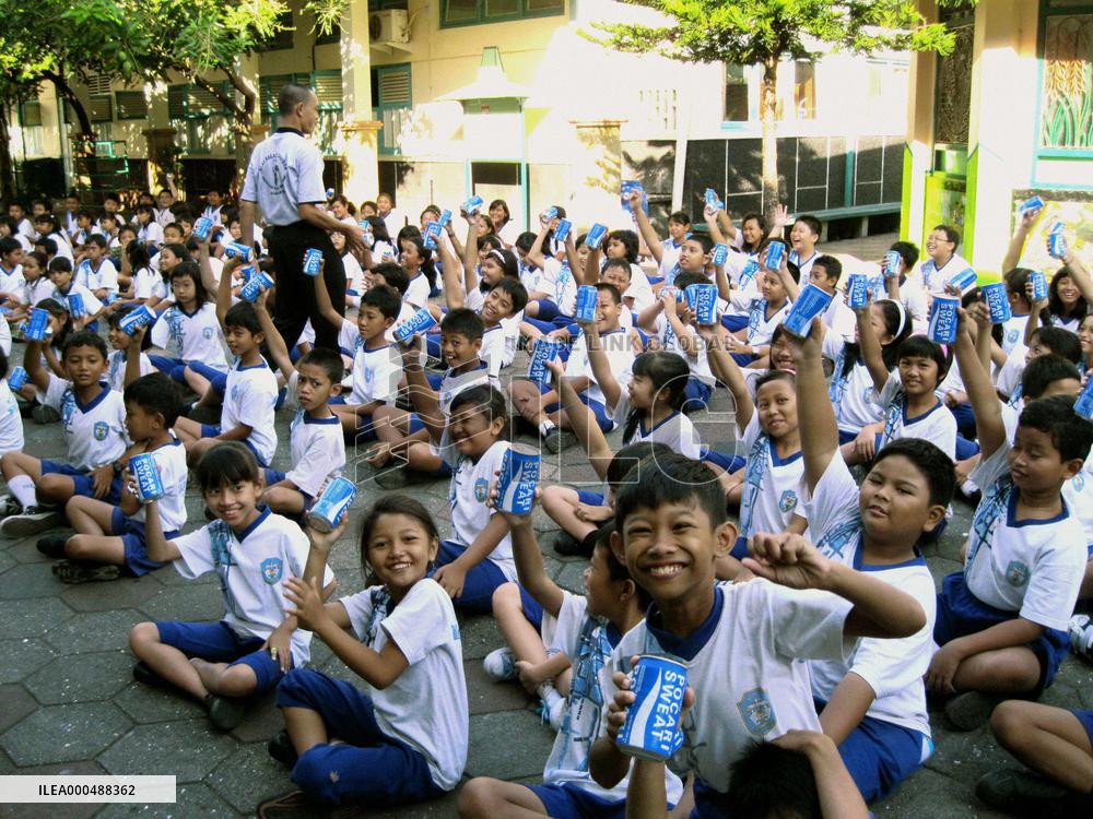 Pocari Sweat drinks in Indonesia