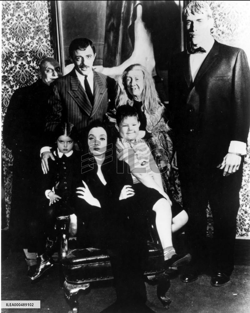 THE ADDAMS FAMILY  Rear JACKIE COOGAN, JOHN ASTIN, BLOSSOM R
