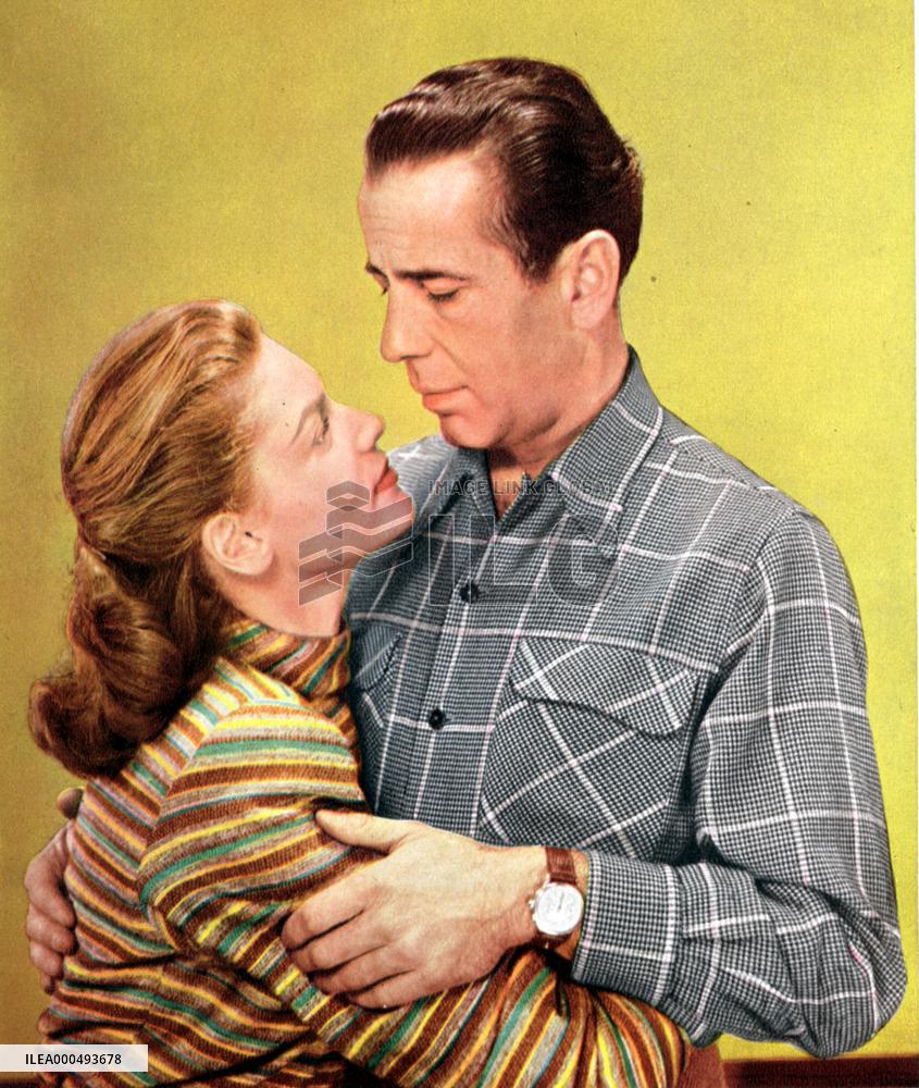 HUMPHREY BOGART AND LAUREN BACALL   (late 1940's) PICTURE FR