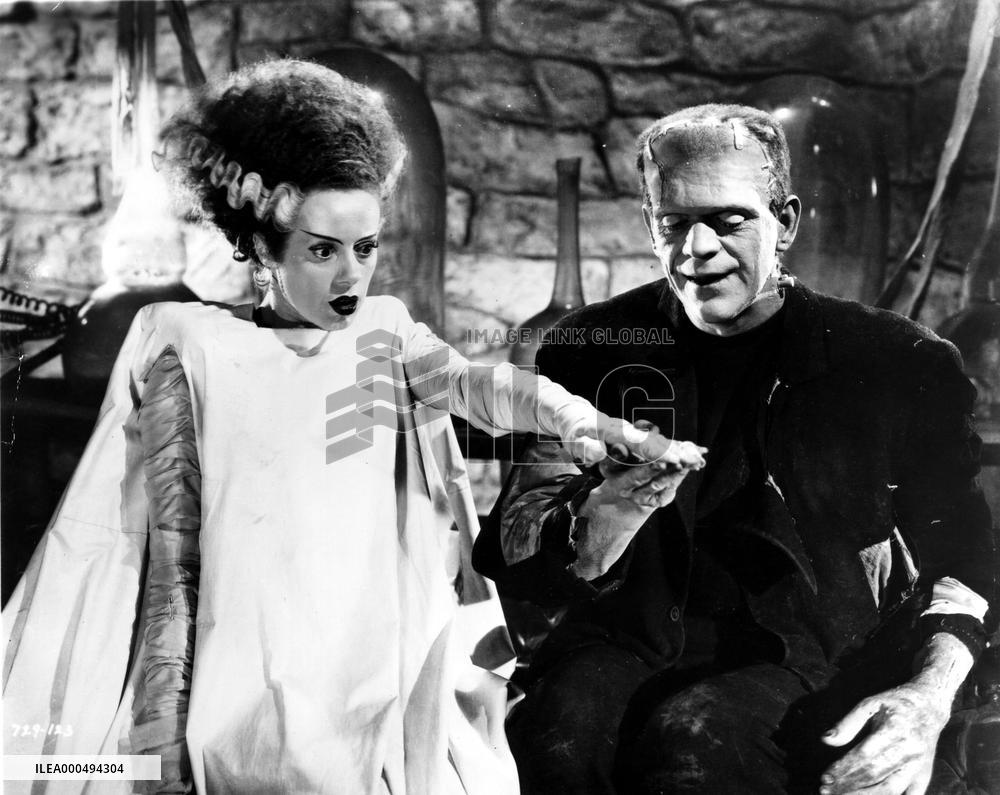 THE BRIDE OF FRANKENSTEIN (US1935) ELSA LANCHESTER, BORIS KA