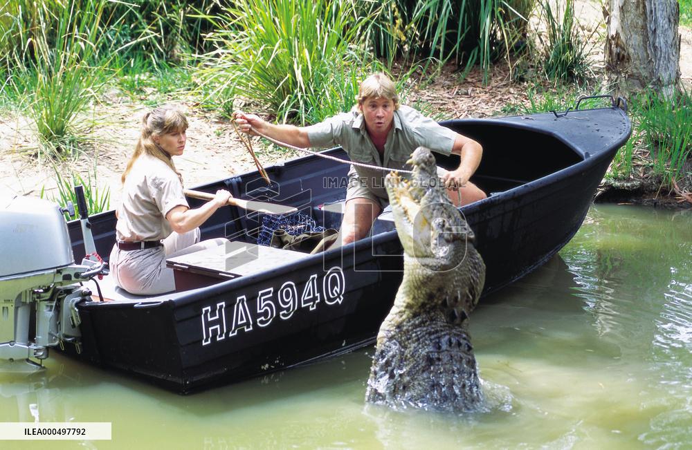 THE CROCODILE HUNTER: COLLISION COURSE STEVE IRWIN and TERRI