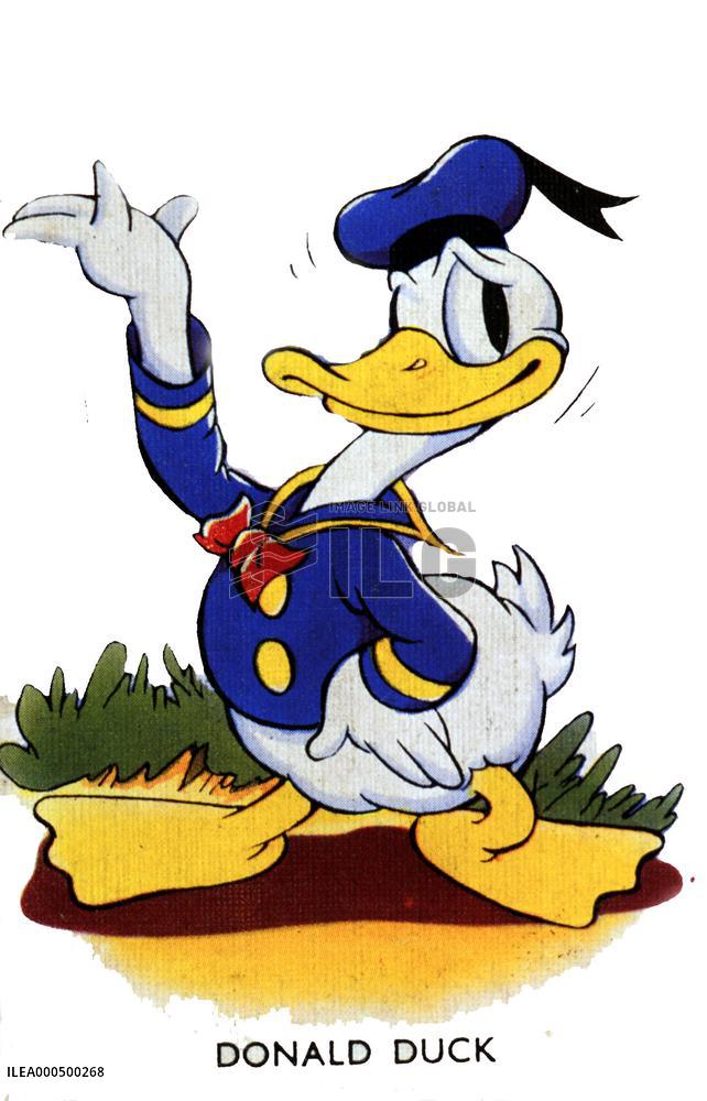 DONALD DUCK PLEASE CREDIT COPYRIGHT DISNEY