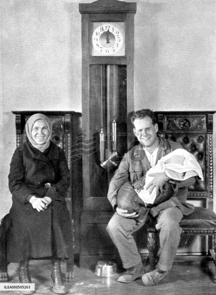 Co-Director SERGE EISENSTEIN with Marfa Lapkina the heroine