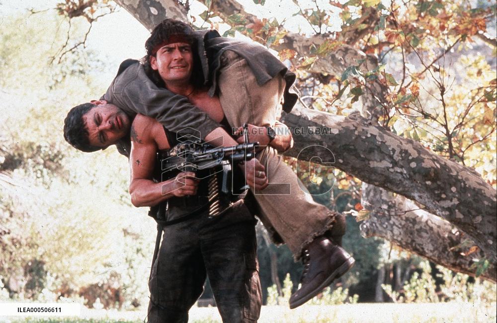 Hot Shots! Part Deux (US1993) ROWAN ATKINSON, CHARLIE SHEEN