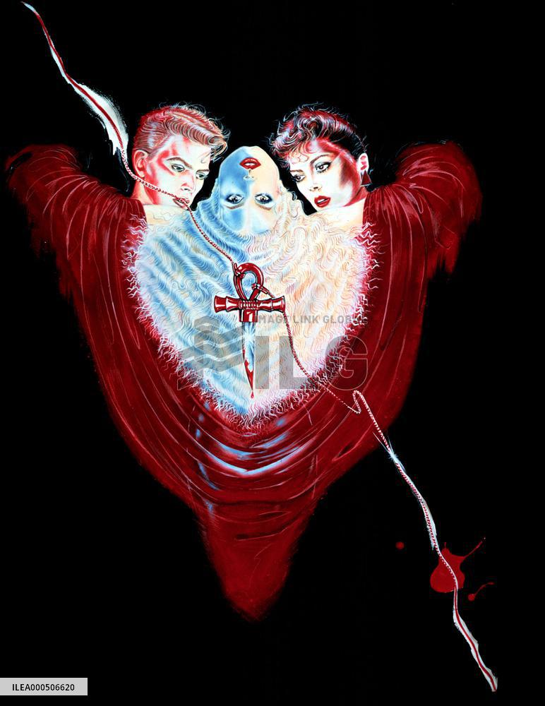 THE HUNGER (US1983) ARTWORK FOR PUBLICITY MATERIAL