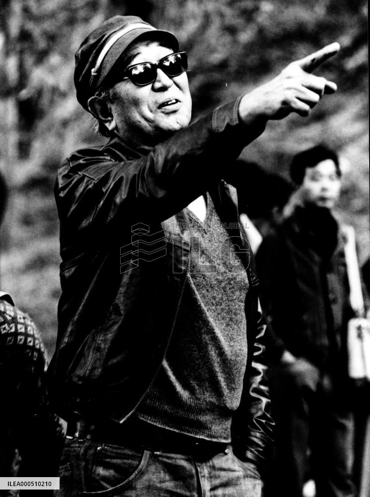 AKIRA KUROSAWA directing Kagemusha