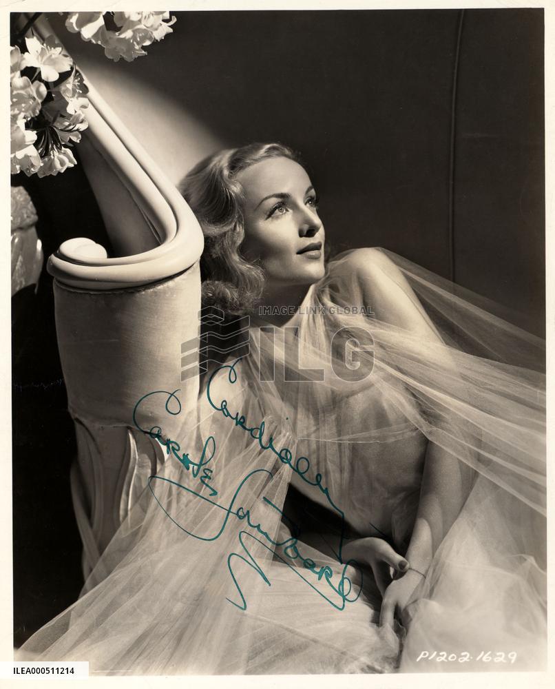 CAROLE LOMBARD SIGNED PHOTOGRAPH