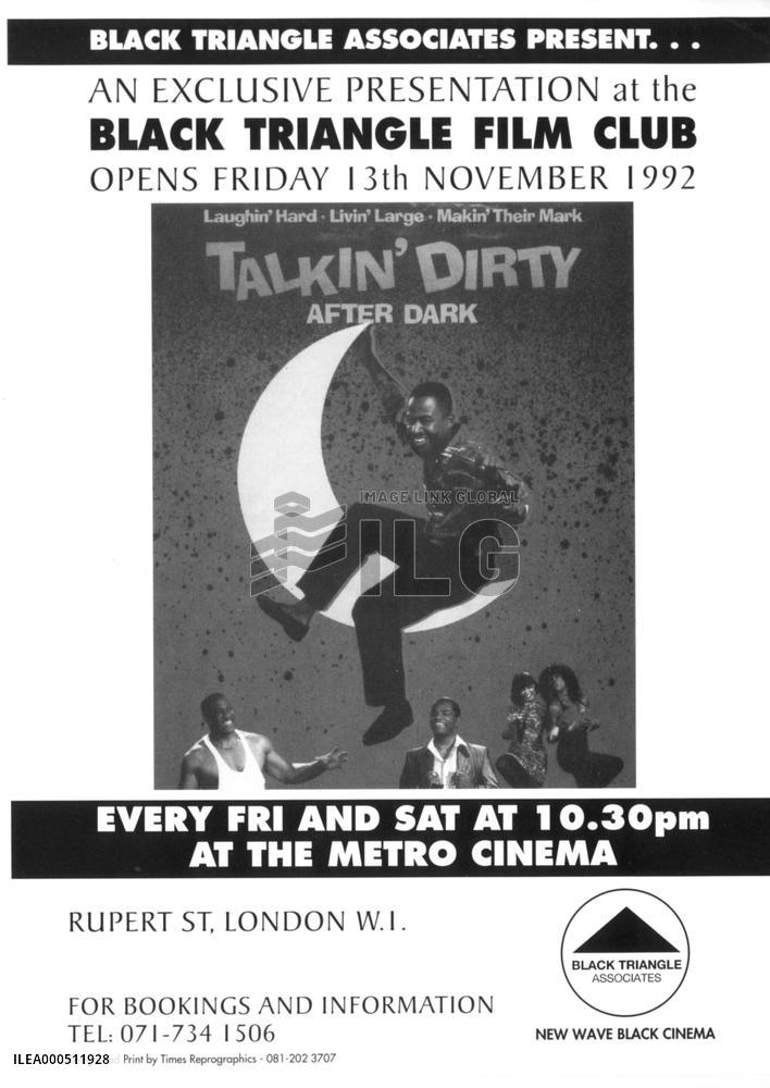 LEAFLET FOR THE METRO CINEMA RUPERT STREET LONDON PICTURE FR