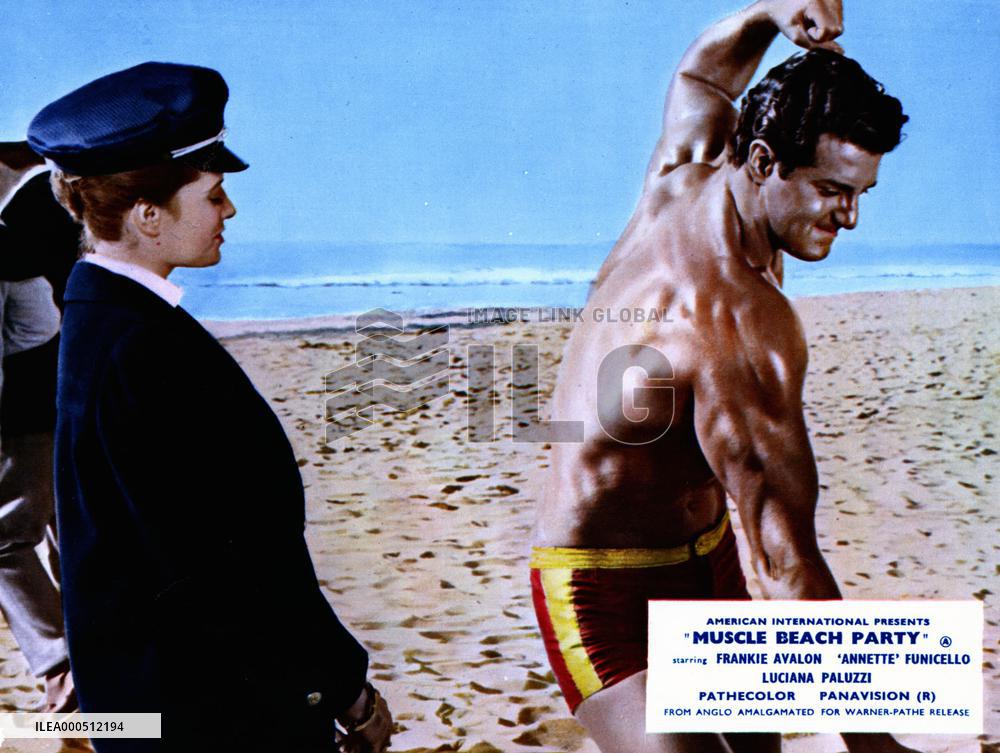 MUSCLE BEACH PARTY US 1964] luciana paluzzi AND PETER LUPUS