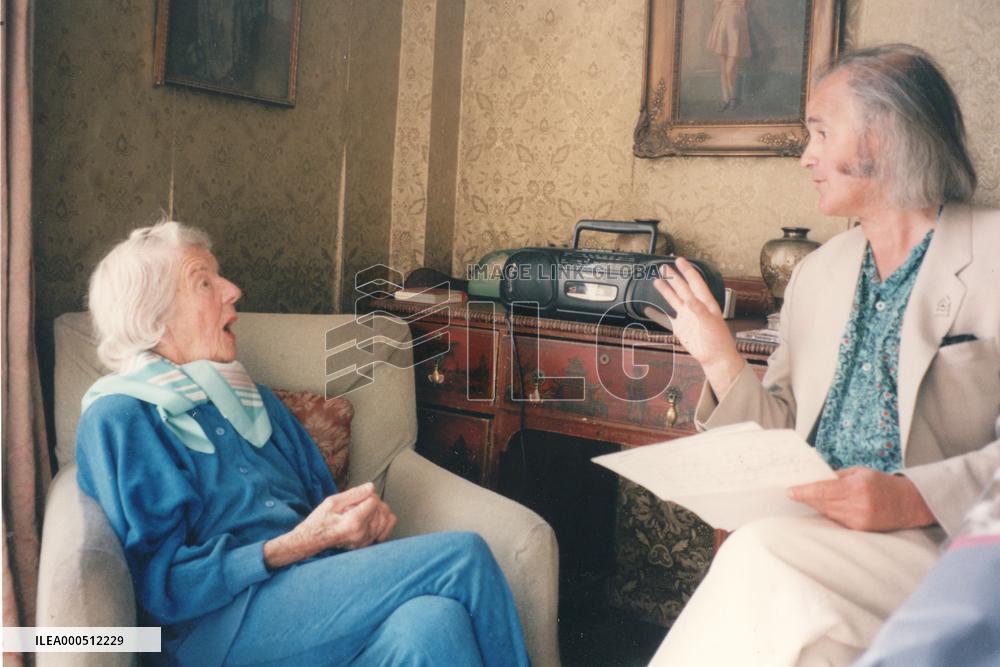 JOAN MORGAN BEING INTERVIEWED BY FILM HISTORIAN TONY FLETCHE