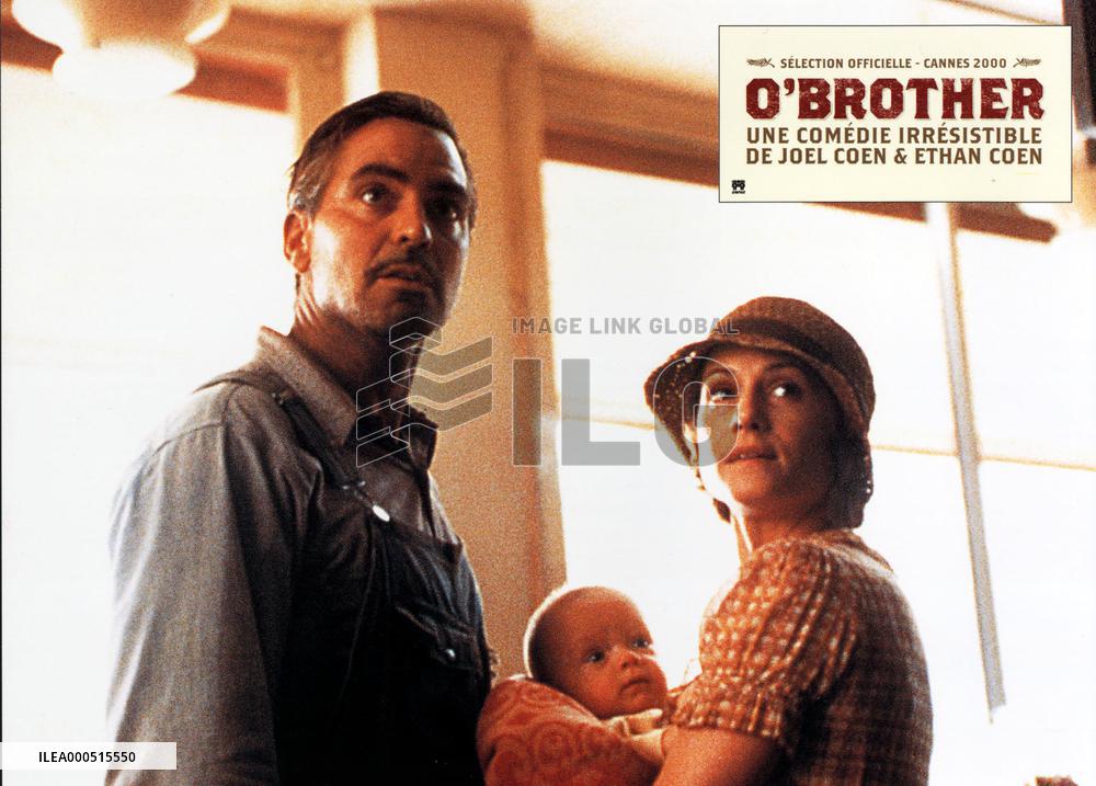O BROTHER (UK/FRANCE/US/2000 ) GEORGE CLOONEY, HOLLY HUNTER