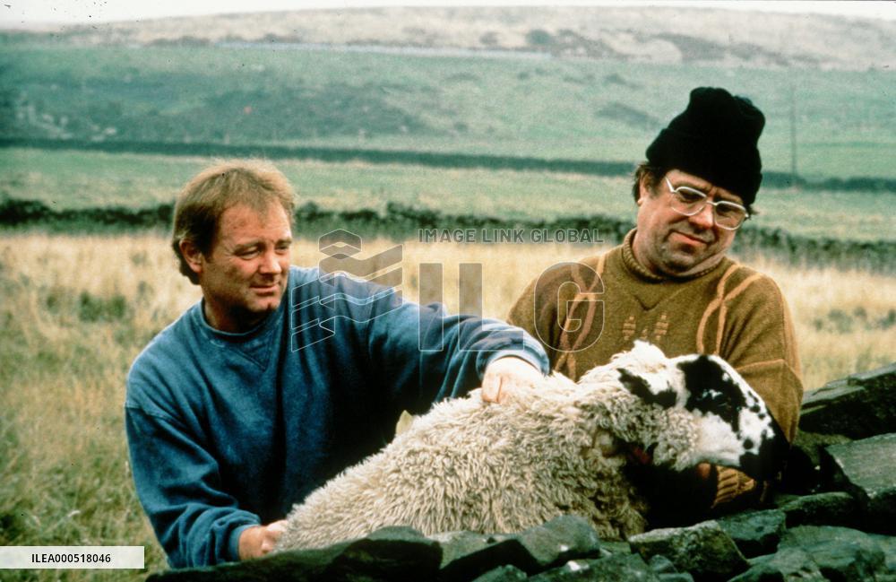 RAINING STONES (BRITAIN 1993) Bruce Jones (left) and Ricky T