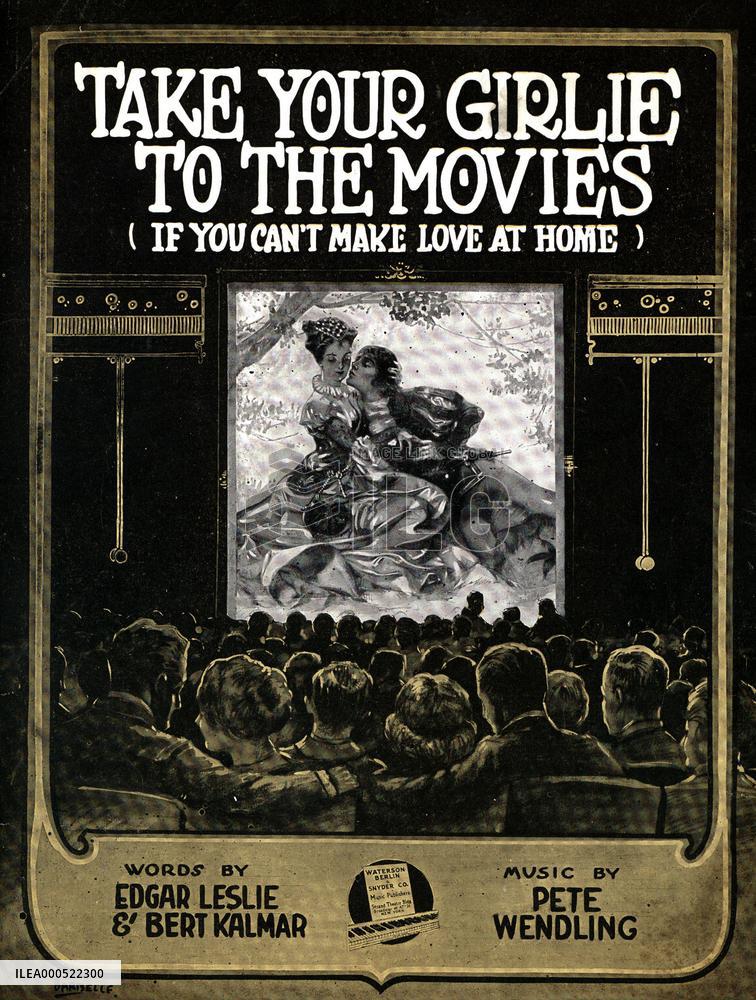 TAKE YOUR GIRLIE TO THE MOVIES MUSIC SHEET FROM THE RONALD G