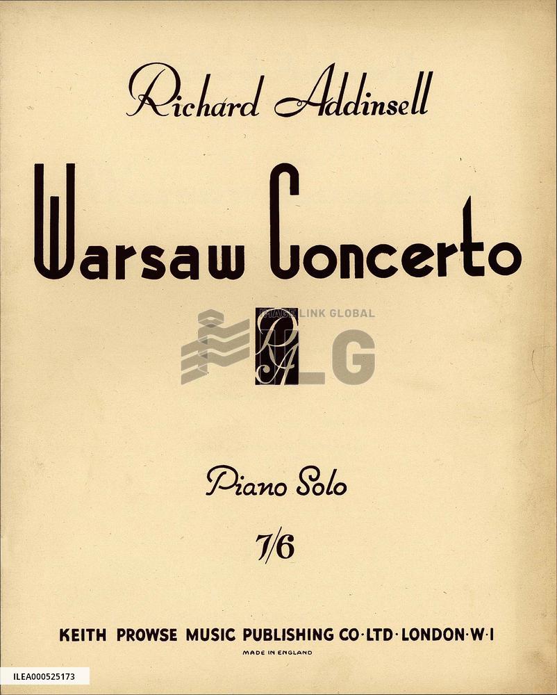 WARSAW CONCERTO (music sheet)