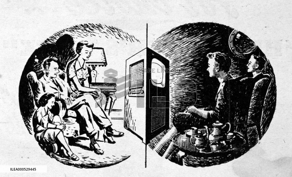 WATCHING TELEVISION
