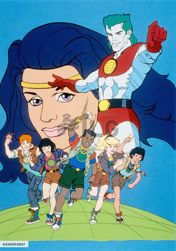 CAPTAIN PLANET AND THE PLANETEERS (US TV ANIMATION 1990-96)
