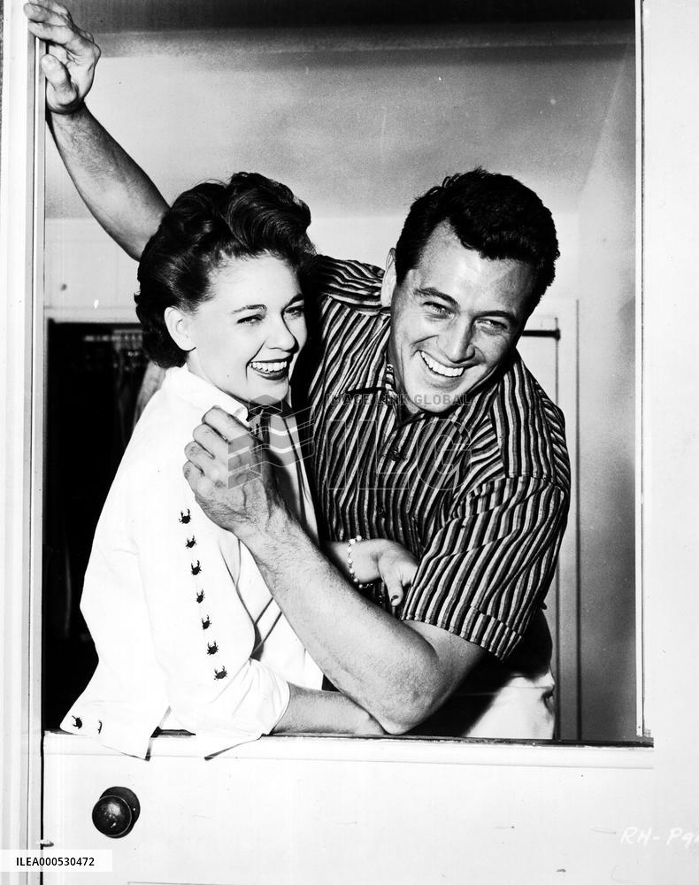 ROCK HUDSON and PHYLLIS GATES