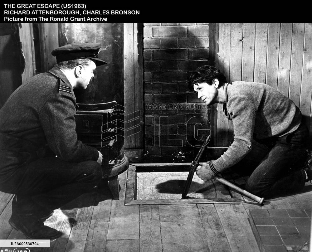 THE GREAT ESCAPE (US1963) RICHARD ATTENBOROUGH AND CHARLES B