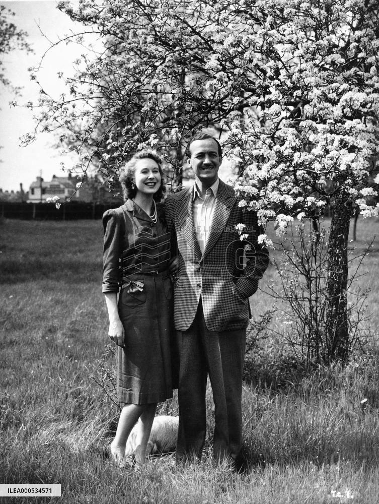 DAVID NIVEN AND PRIMULA ROLLO (MRS NIVEN 1940-1946)